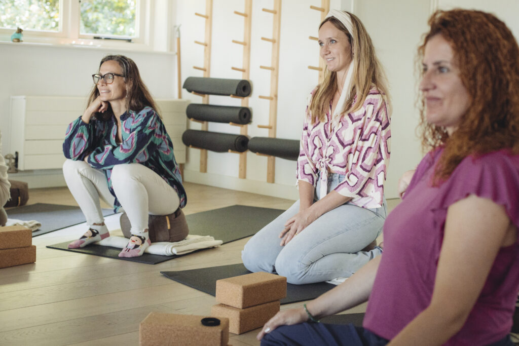 Women Participating In Sound Healing Ceremony At Women's Retreat In Zeeland
