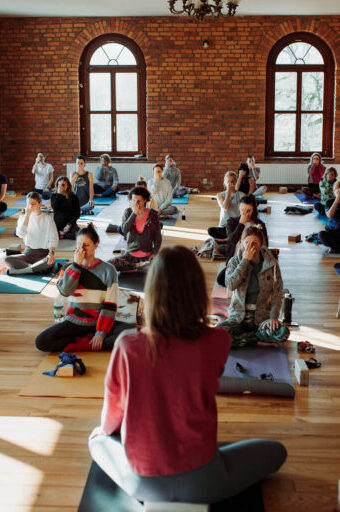 A Group Of Participants Practicing Breathwork At Our Last Poland Retreat 